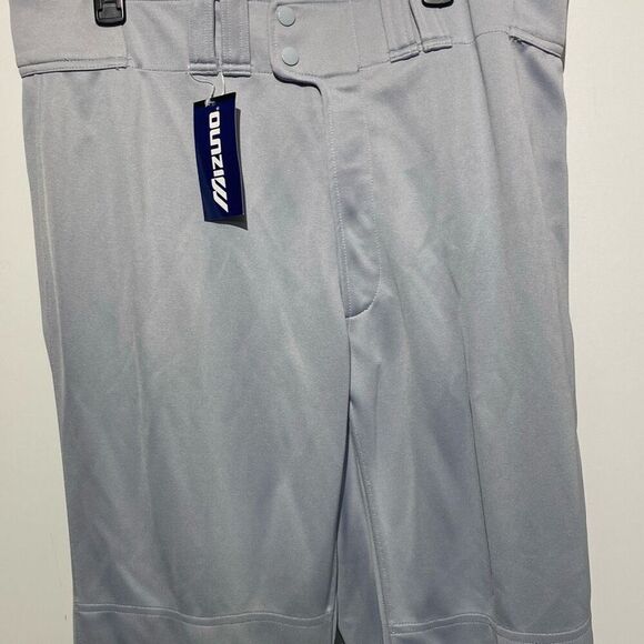 Mizuno Men's Gray Elastic Bottom Durable Performance Baseball Pants Size 2XL - Picture 5 of 11